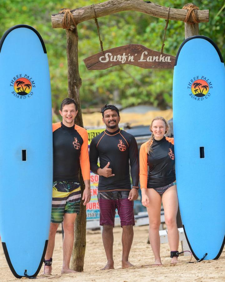 Surf'N Lanka - Surf School Hotel Weligama Buitenkant foto